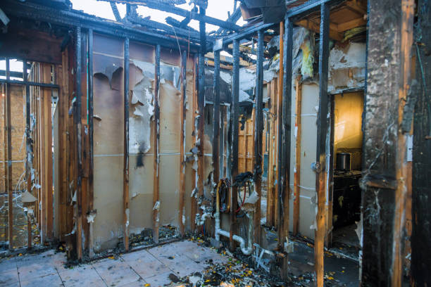 Professional Soot Cleanup technician working in Cloverdale, CA